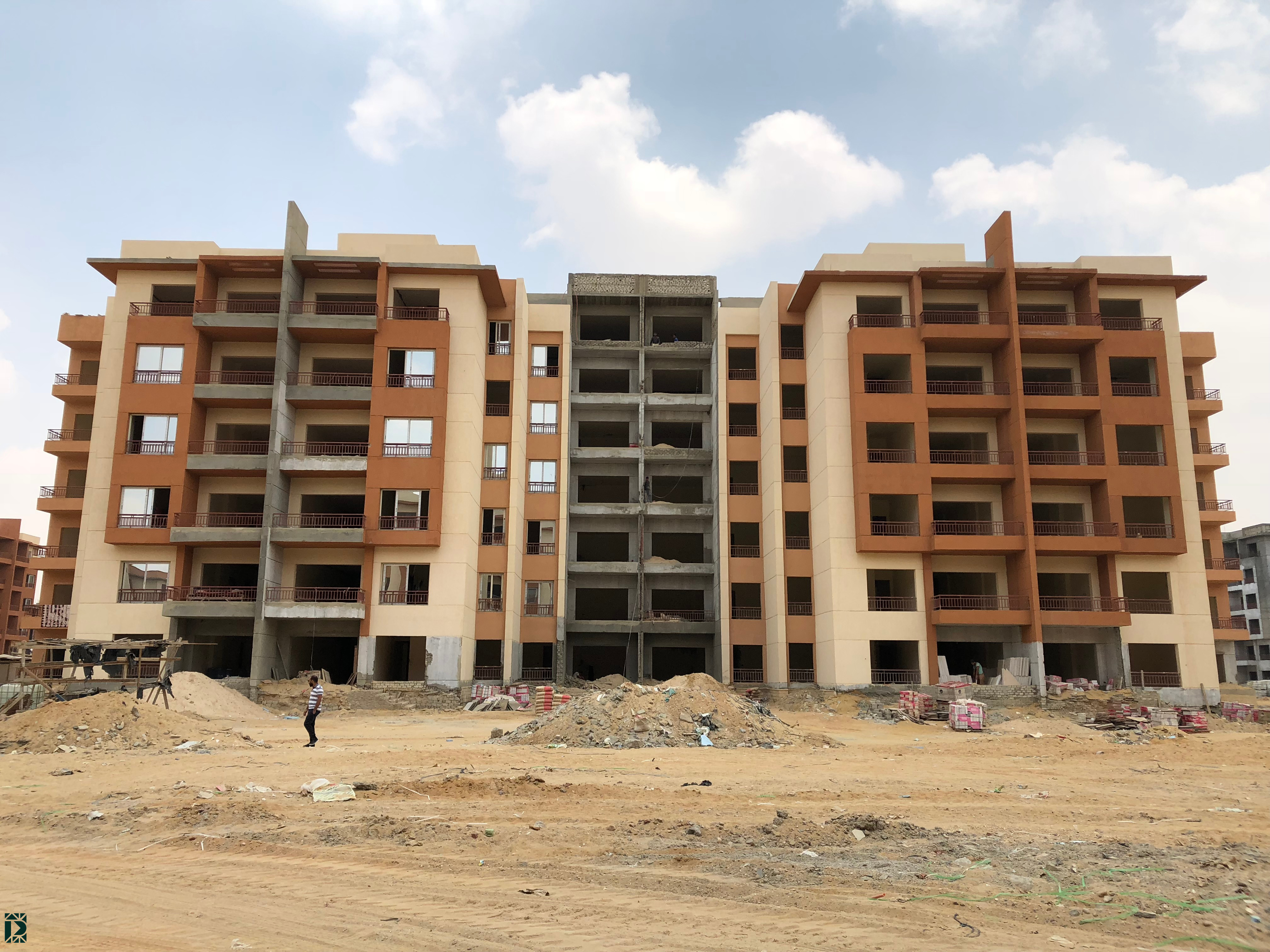 Construction of residential units in Wessal Compound